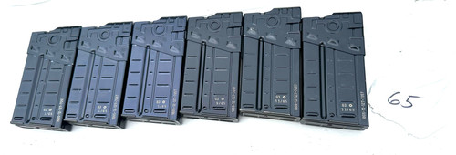 Lot of 6 x German G3 Aluminum Mags dated 1965