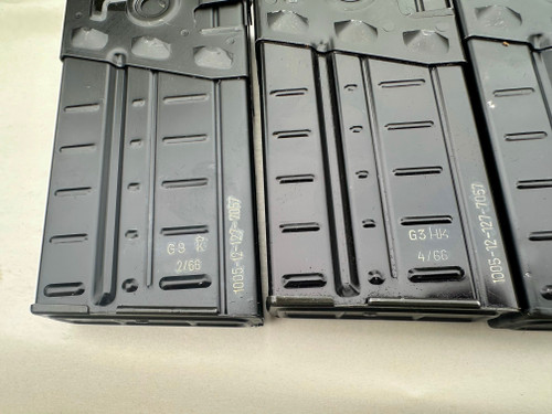 Lot of 6 x German G3 Aluminum Mags dated 1967-1969