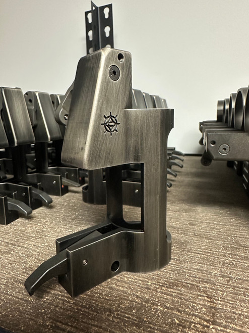 STG U Magazine Housing (complete) Aluminum NiB Plated (Black Distressed)
