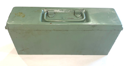 Lot: *RARE* WW2 Marked Ammunition Can - Patronenkasten 41 Flat Top / Late War - No Leather - Very Good