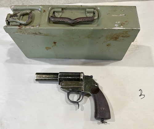 Erma Erfurt LP34 Dated 1938  with ALUMINUM PARATROOPER Ammunition Can - Lot 251008-03