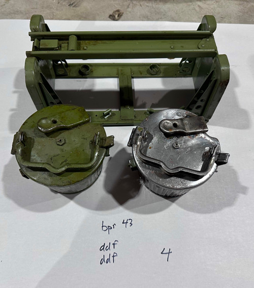 Lot 260122-04:  Original MG34/MG42 Basket Drum Set - 1942 carrier