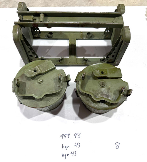 260122-08:  Original MG34/MG42 Basket Drum Set - 1943 dated