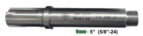 U9 5" Long Barrel Threaded 5/8"-24