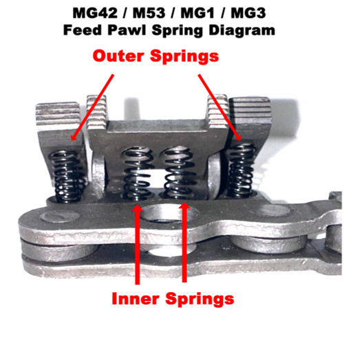 Inner Spring for MG42/M53/MG1/MG3 Feed Pawl Assembly - newly made