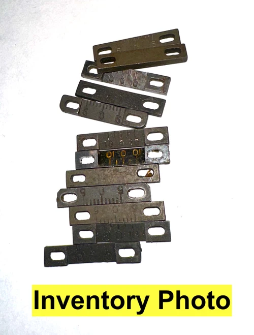 8: SCALE, REAR SIGHT WINDAGE: - early pattern