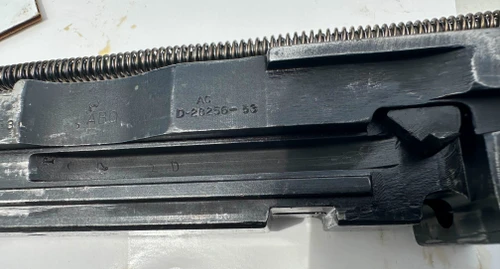 Lot 260508-07: M2HB Bolt (Complete Less ALTERNATE FEED KNOB) with Drive Spring Rod Asm