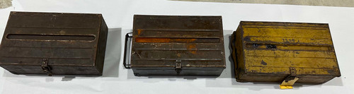 Lot 260514-01: 3 x Bren Magazine Boxes