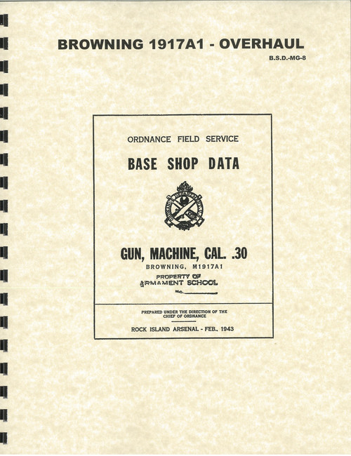 U.S. Browning 1917 Overhaul - Military Issue