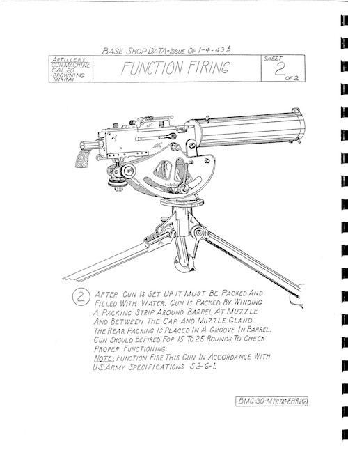 U.S. Browning 1917 Overhaul - Military Issue