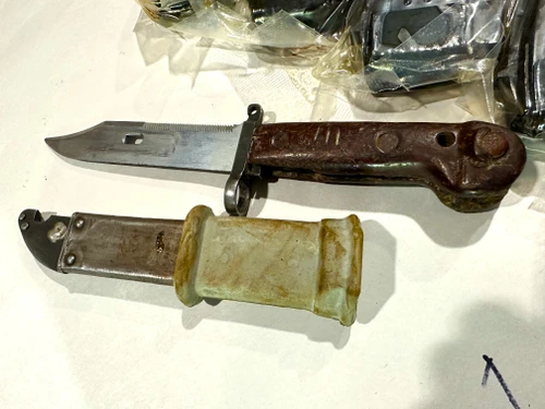 Lot 1: 4 x Croat Mags & Romanian AK-47 Bayonet