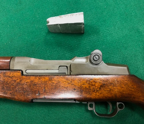 M1 Garand Training Clip & Single Shot Device - FAIR (2nd Pattern - Original Greek Military)