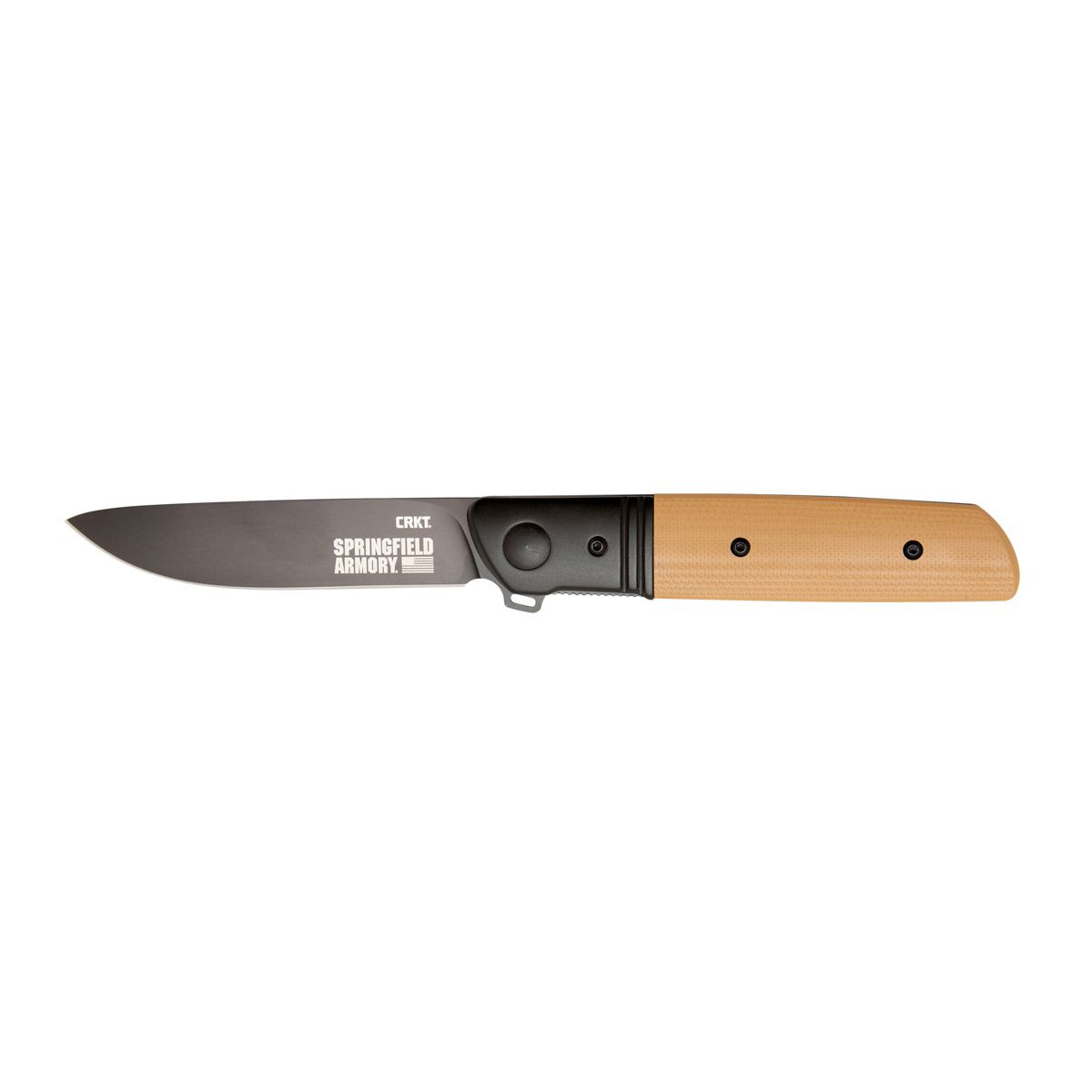CRKT Bamboozled Assisted with Springfield Armory Logo