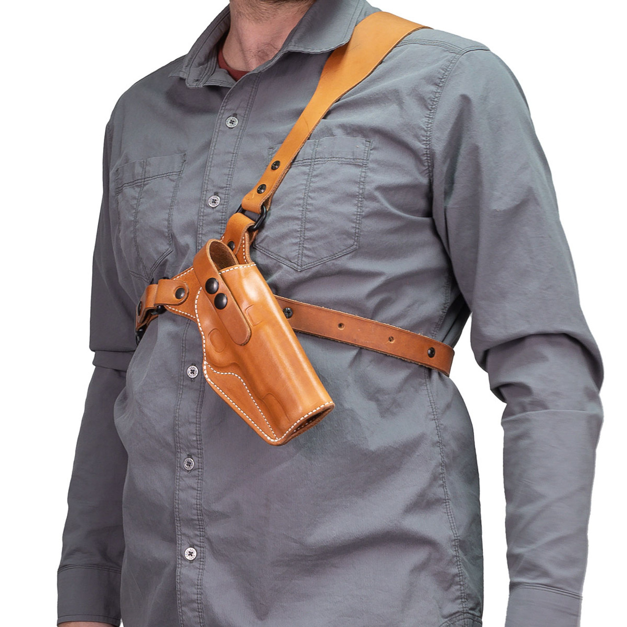 Diamond D Leather Guide's Choice™ Chest Holster - XD / XD-M