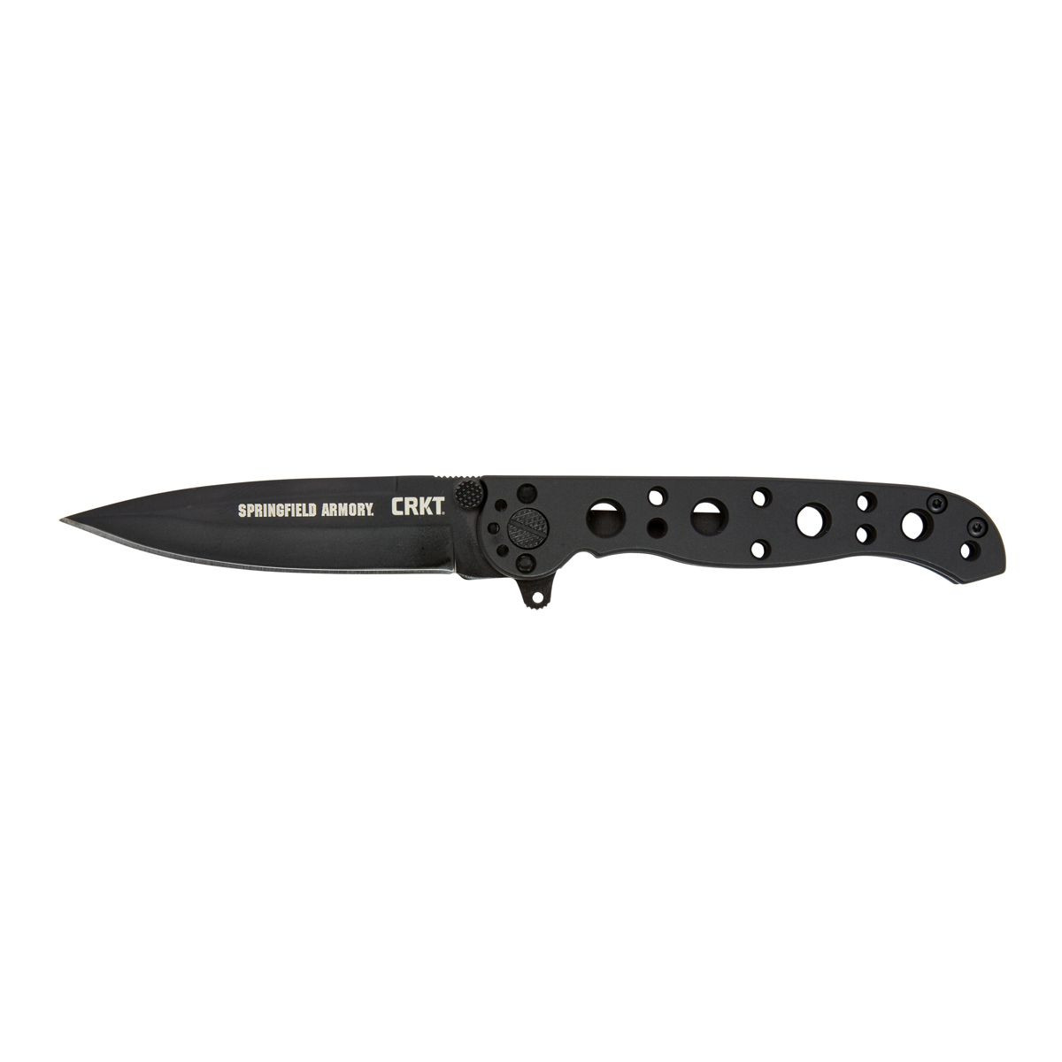 CRKT M16-01KS Spear Point Black with Springfield Armory Logo