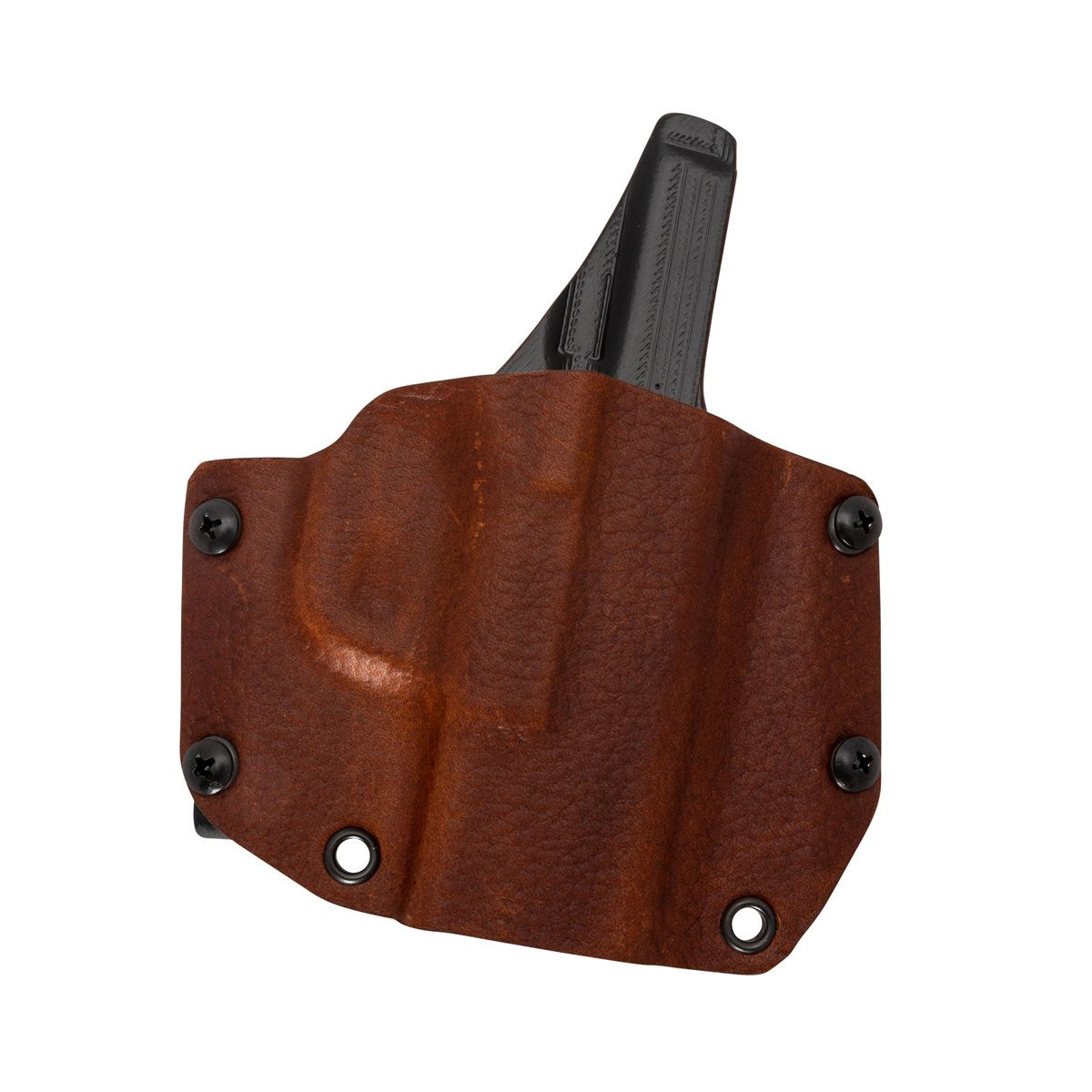 Mission First Tactical Leather Hybrid OWB Holster, Hellcat/Hellcat