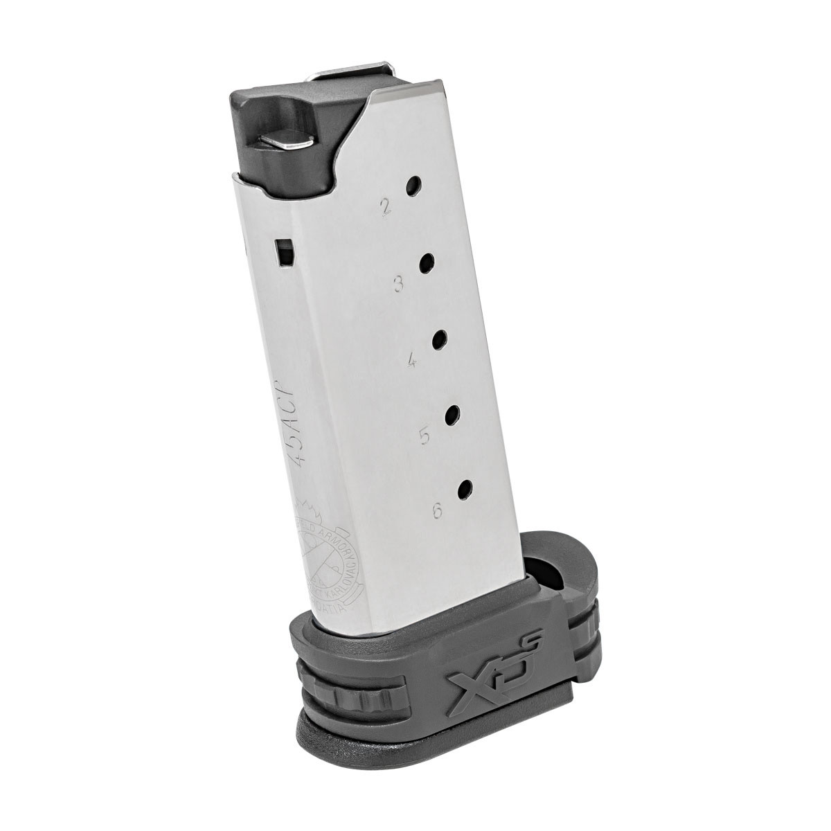 thumbnail image 2 of 2-Round Magazine Extension Base Plate For Springfield Armory XD Series – 9mm, .357SIG, .40S&W, .45GAP 2 of 6