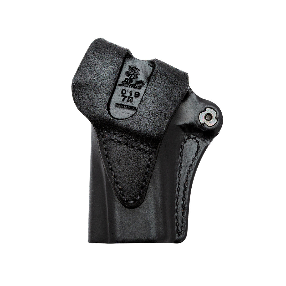 DeSantis Speed Scabbard Holster For 5" Springfield 1911-A1 - Left Hand Black Leather