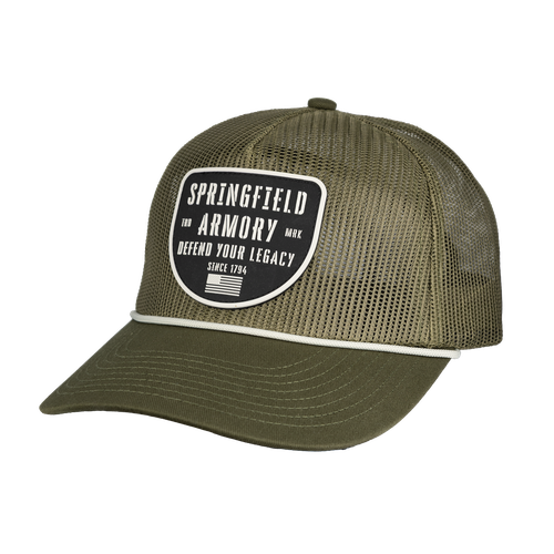 Faded Olive All-Mesh 5-Panel Cap