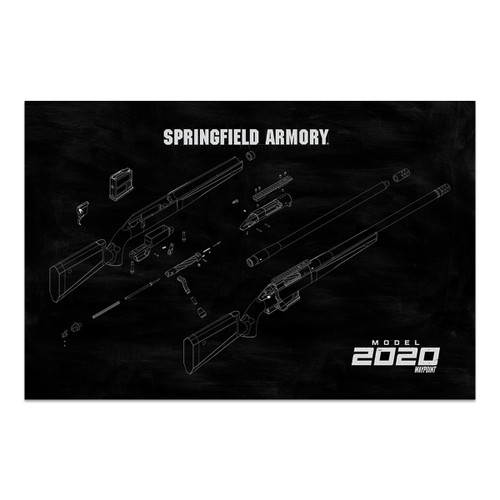 Springfield Armory Model 1911 Exploded View Poster - Springfield