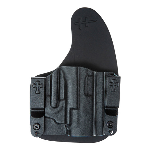 CROSSBREED® RECKONING IWB HOLSTER - HELLCAT / HELLCAT OSP WITH VIRIDIAN E-SERIES GREEN LASER