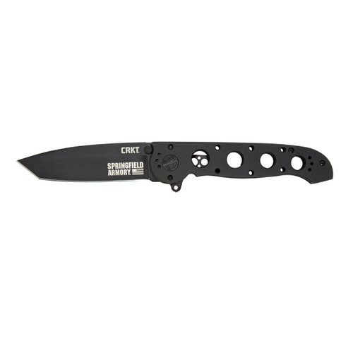 CRKT M16-01KS Spear Point Black with Springfield Armory Logo