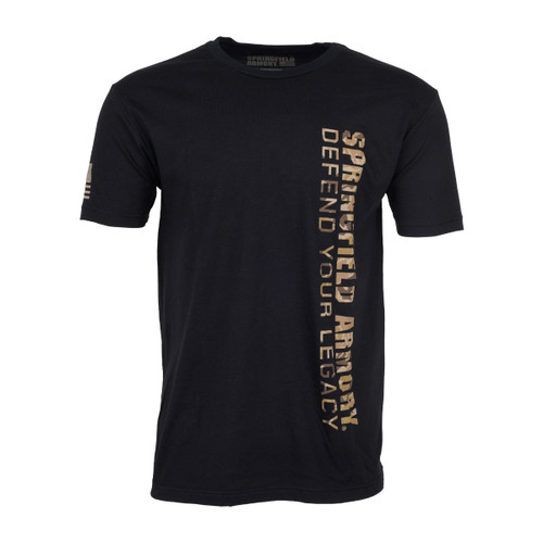 Men's Springfield Armory Box Camo Tee, Black - Springfield