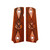 1911 Full Size  Checkered Crossed Cannons  Cocobolo grips for magwell and ambi