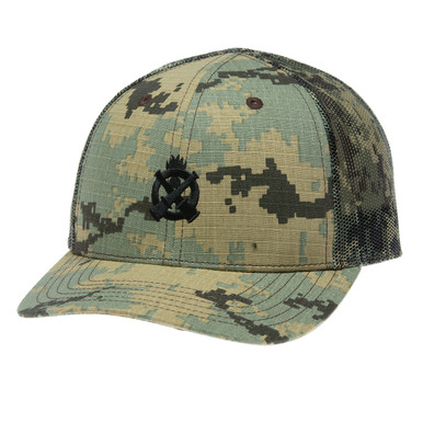 FloGrown Men's Digital Camo Patch Trucker Hat