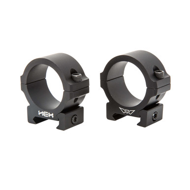 HEX™ Rimfire 30mm Picatinny Scope Rings