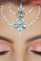 Paradise Pearl, Jeweled Headpiece, Face Gem