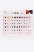 Spectrum Stars, Glitter Face Sticker
