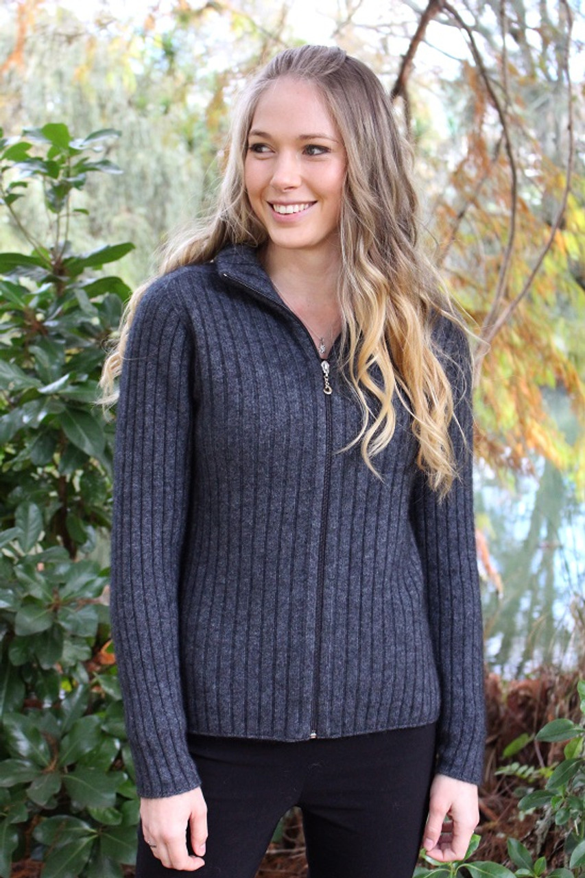 Possum Merino Clothing - Women's Lothlorian 4 x 2 RibJacket