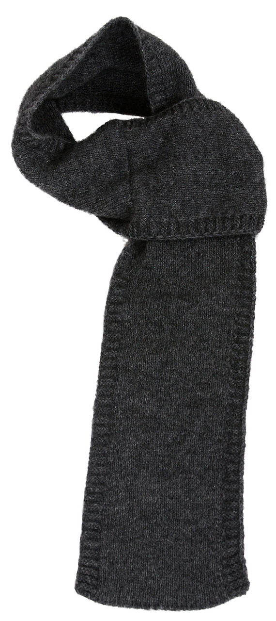 【関税込み】Scarf - PATOU - Wool - Black Lothlorian Possum Merino Knitwear - 9908 Lothlorian Loop Scarf