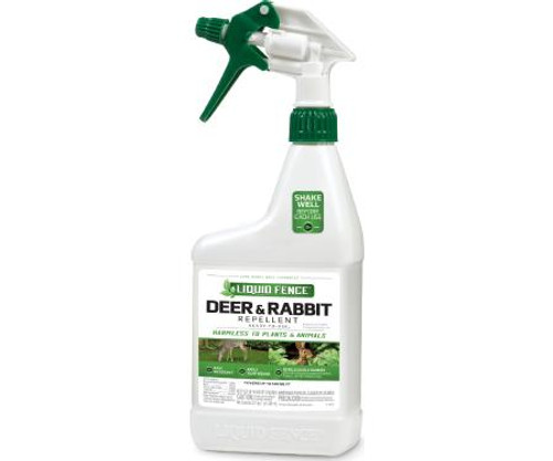 LIQUID FENCE DEER & RABBIT REPELLENT 32 OZ RTU TRIGGER SPRAYER