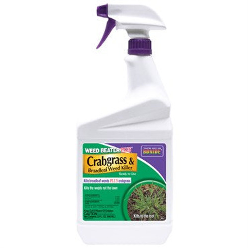 WEED BEATER PLUS CRABGRASS & BROADLEAF WEED KILLER 32 OZ WITH TRIGGER SPRAYER