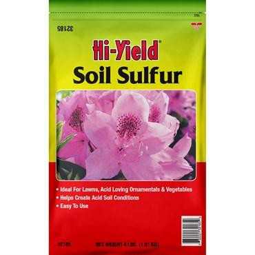 VPG HI-YIELD SOIL SULFUR 4 LB - Oakland Nurseries