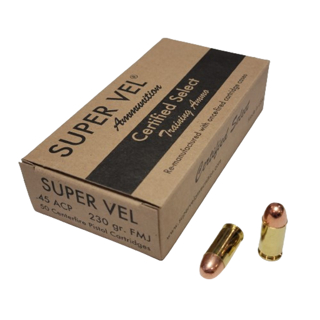 .45 ACP 230 gr. FMJ "Certified Select" .45 ACP 230 gr. FMJ "Certified Select"