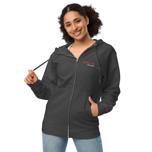 Pin Up Fleece Lined Unisex Zip Hoodie