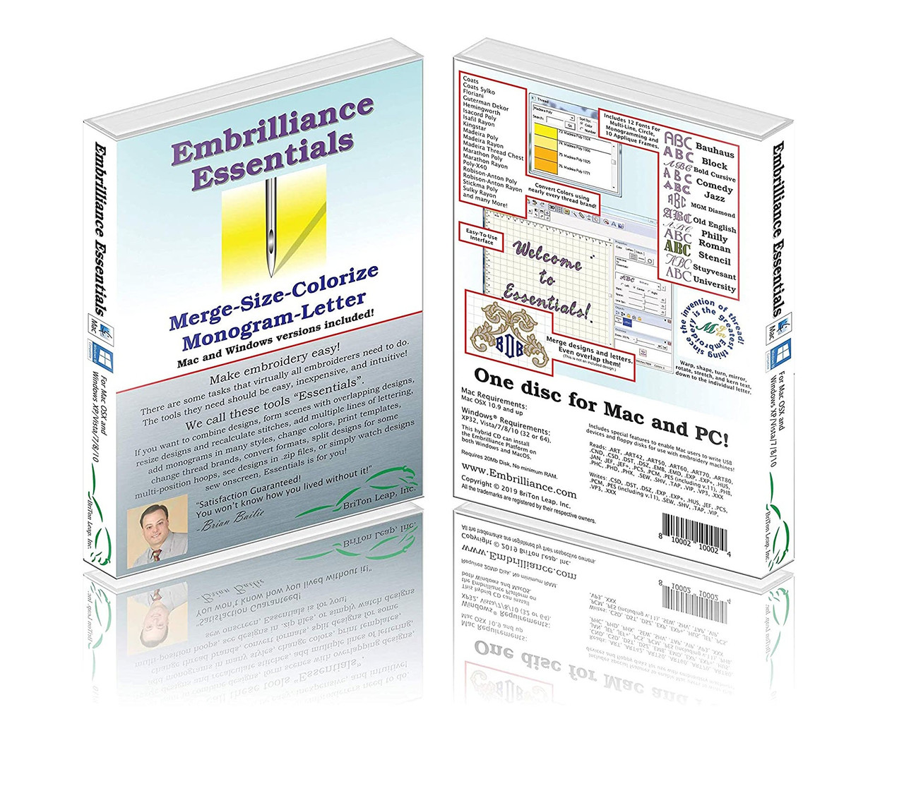 Embrilliance Thumbnailer Embroidery Software for Mac & PC