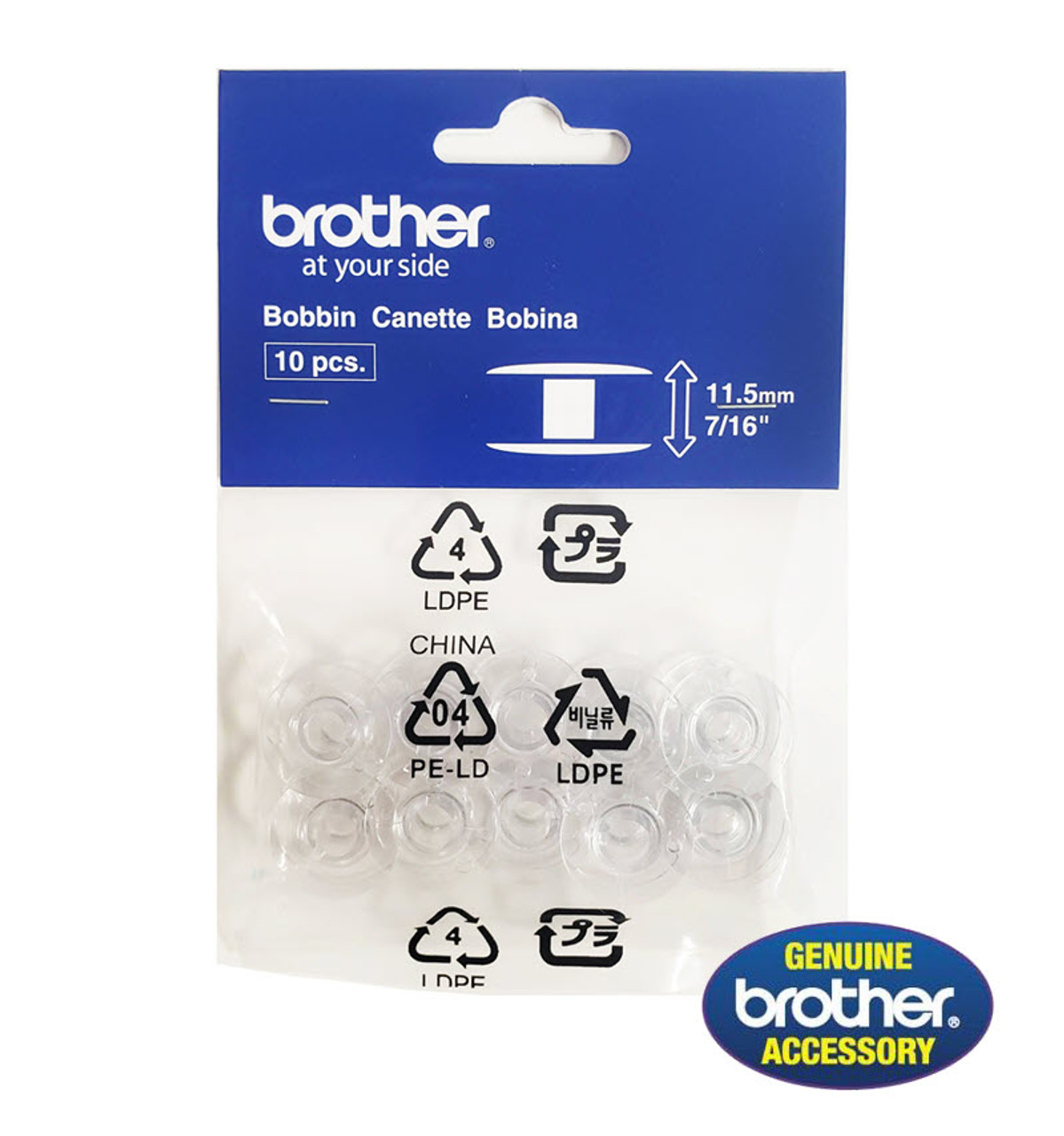 Brother SA156 Bobbins - 10 Pack | XA5537-251
