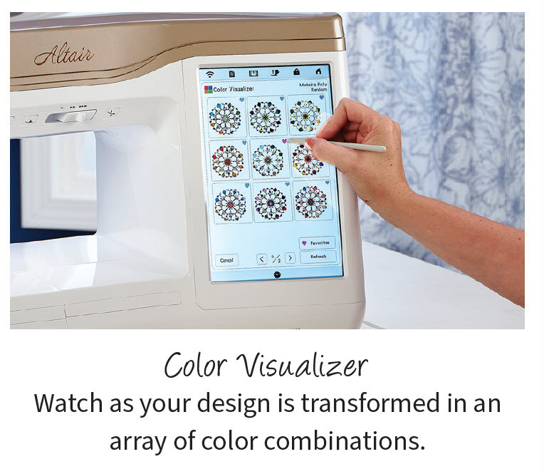 Baby Lock Altair Computerized Sewing + Embroidery Machine | BLTA ...