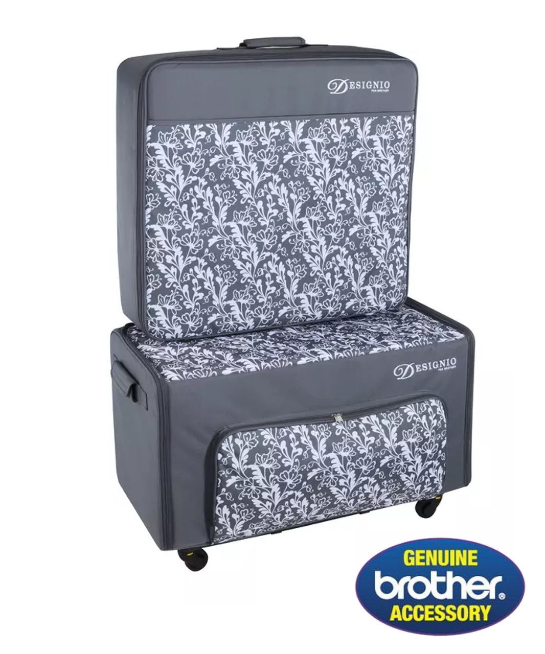 Brother Luminaire XP3 Rolling Trolley with Embroidery Arm Storage