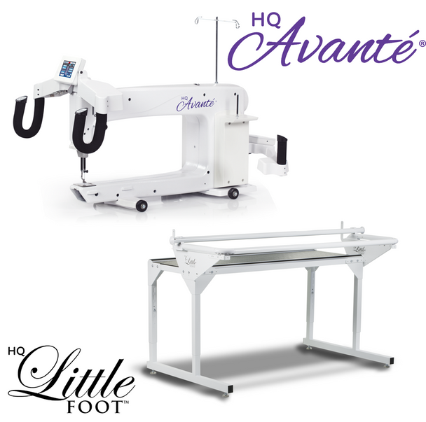 Handi Quilter Avante 18-Inch Long Arm Quilting Machine + 5-Foot Little Foot Frame w/Precision-Glide Wheels Package