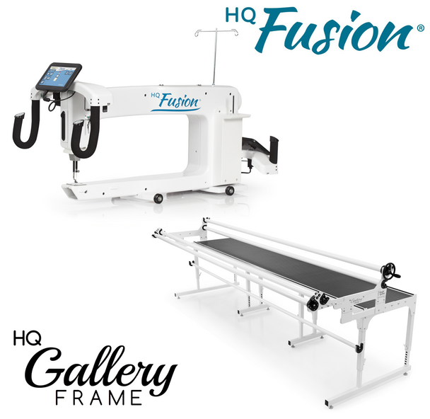 Handi Quilter Fusion 24-Inch Long Arm Quilting Machine + 12-Foot Gallery Frame w/Precision-Glide Wheels Package