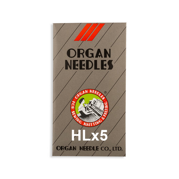 Organ HLx5 Needles for High Speed Straight Stitch Sewing Machines | 10-Pack - Size 90/14
