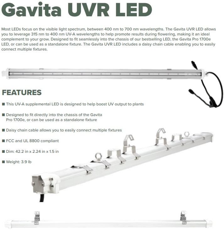 gavita uv rail