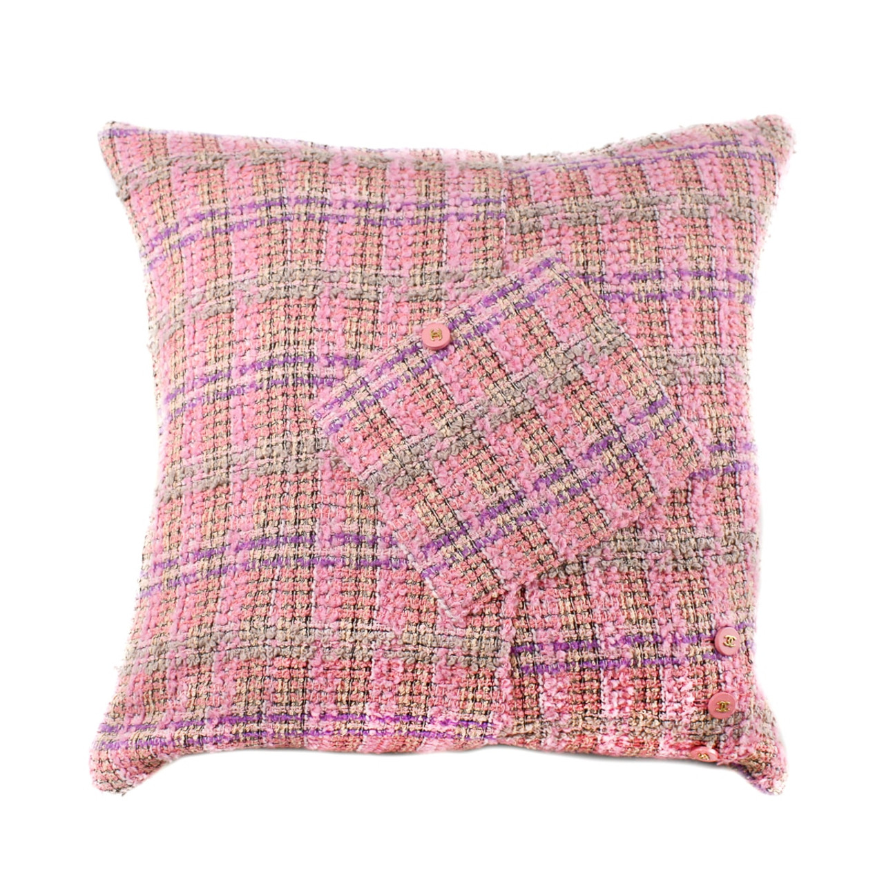 Hot Pink Lilac And Cora Throw Pillow Monaco 03 Cate Brown