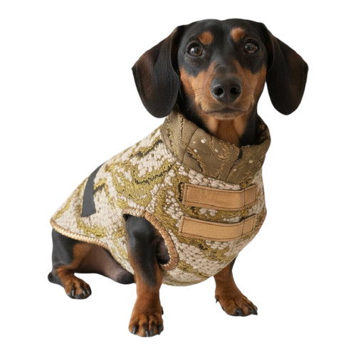 Bronze & Neutral Metallic Vest Coat