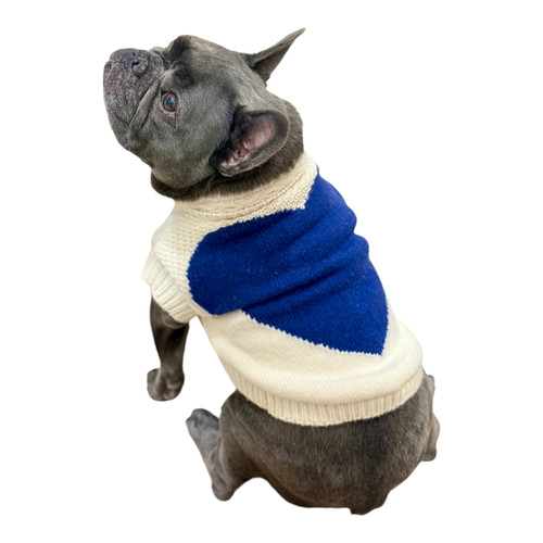 Heart Motif turtleneck xo collar sweater vest